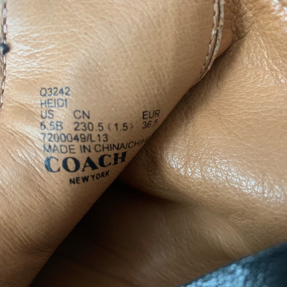 Coach black Heidi booties - Picture 8 of 8